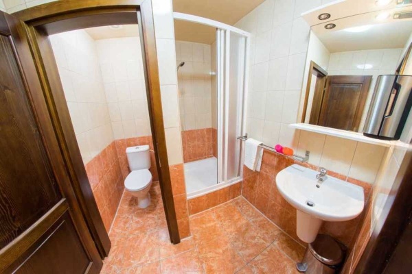 Ubytování Jablonec - Penzion u přehrady Mšeno - pokoj č. 3 - koupelna